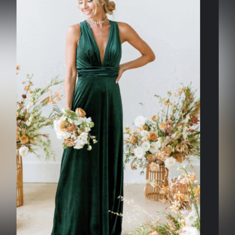 Revelry Dylan Velvet Bridesmaids Dress